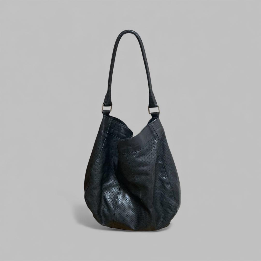 PUNCHING LEATHER TOTE BAG 3076B メッシュレザー