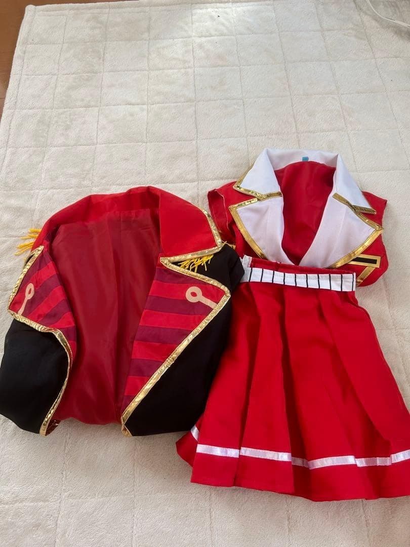 ホロライブ　宝鐘マリン　コスプレ衣装2着セット　ウィッグ付き