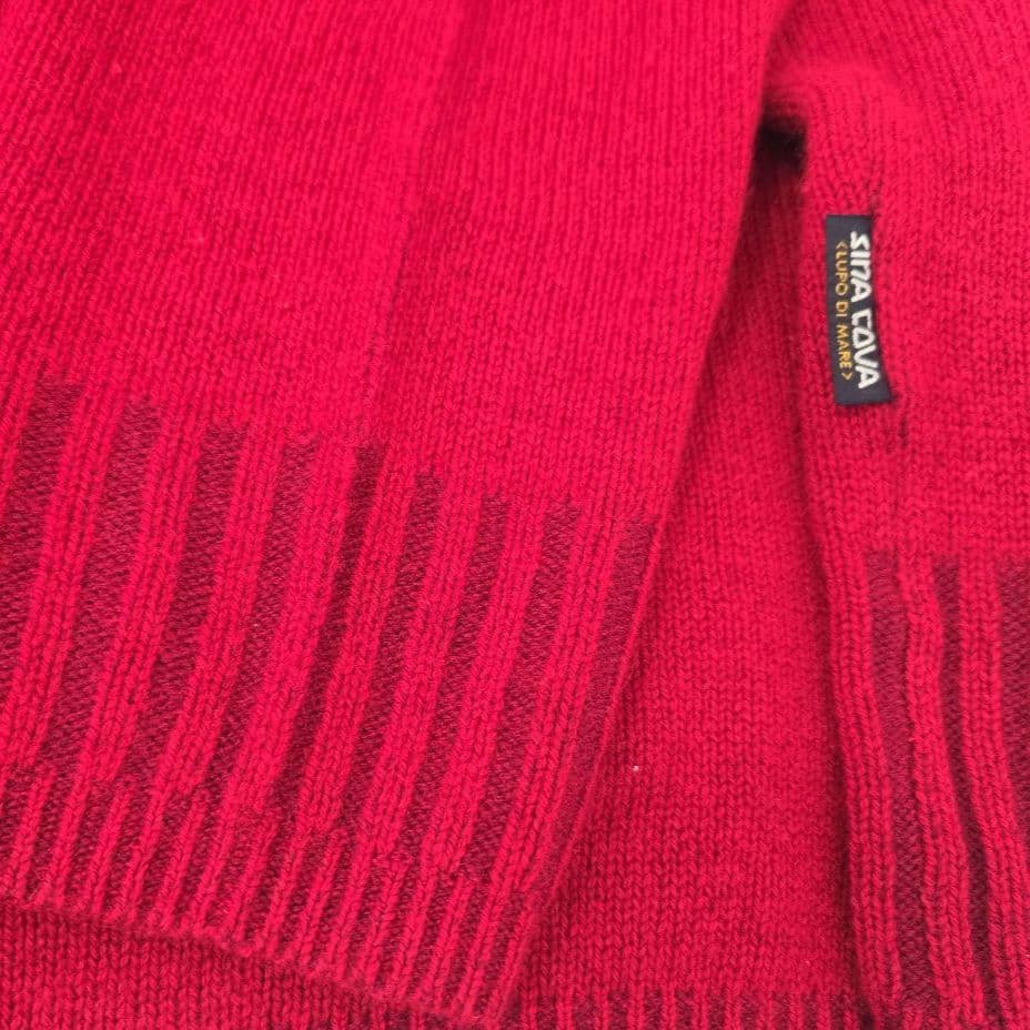 SINA COVA シナコバカシミヤ100% セーター サイズ L • レッド系