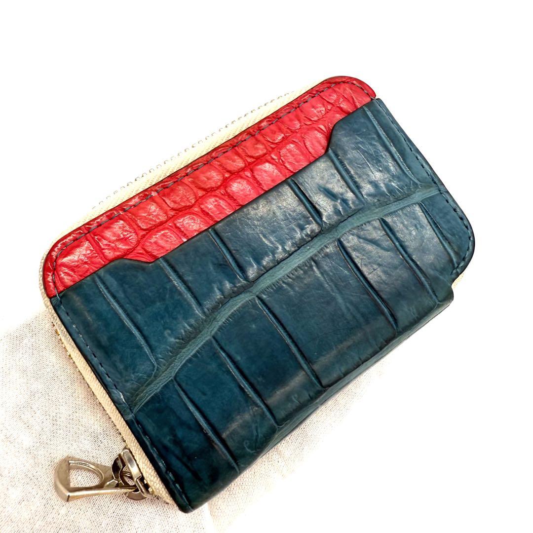 ★美品★ITTI イッチ マットクロコダイル 限定カスタムオーダー マルチ財布