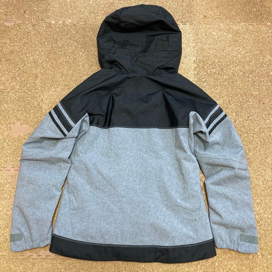 【美品】デサントdescentスキーウェアS.I.OスキーLレディース黒グレー