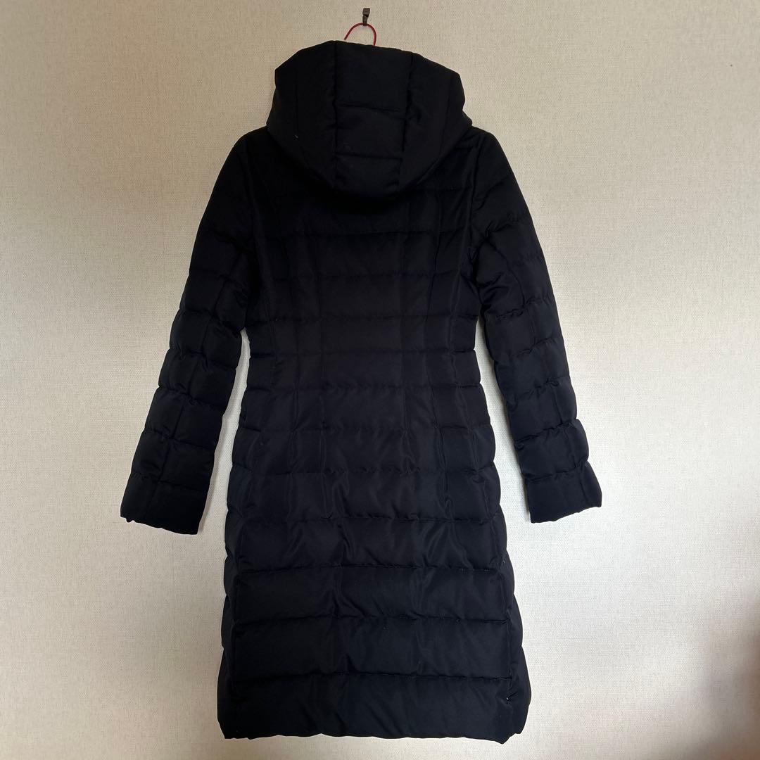 M-PREMIER ロング ダウン 36ブラック　Aライン