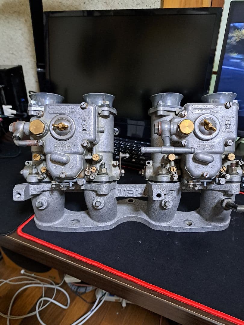 ウエ-バ-40パイK型エンジン用マニ付き