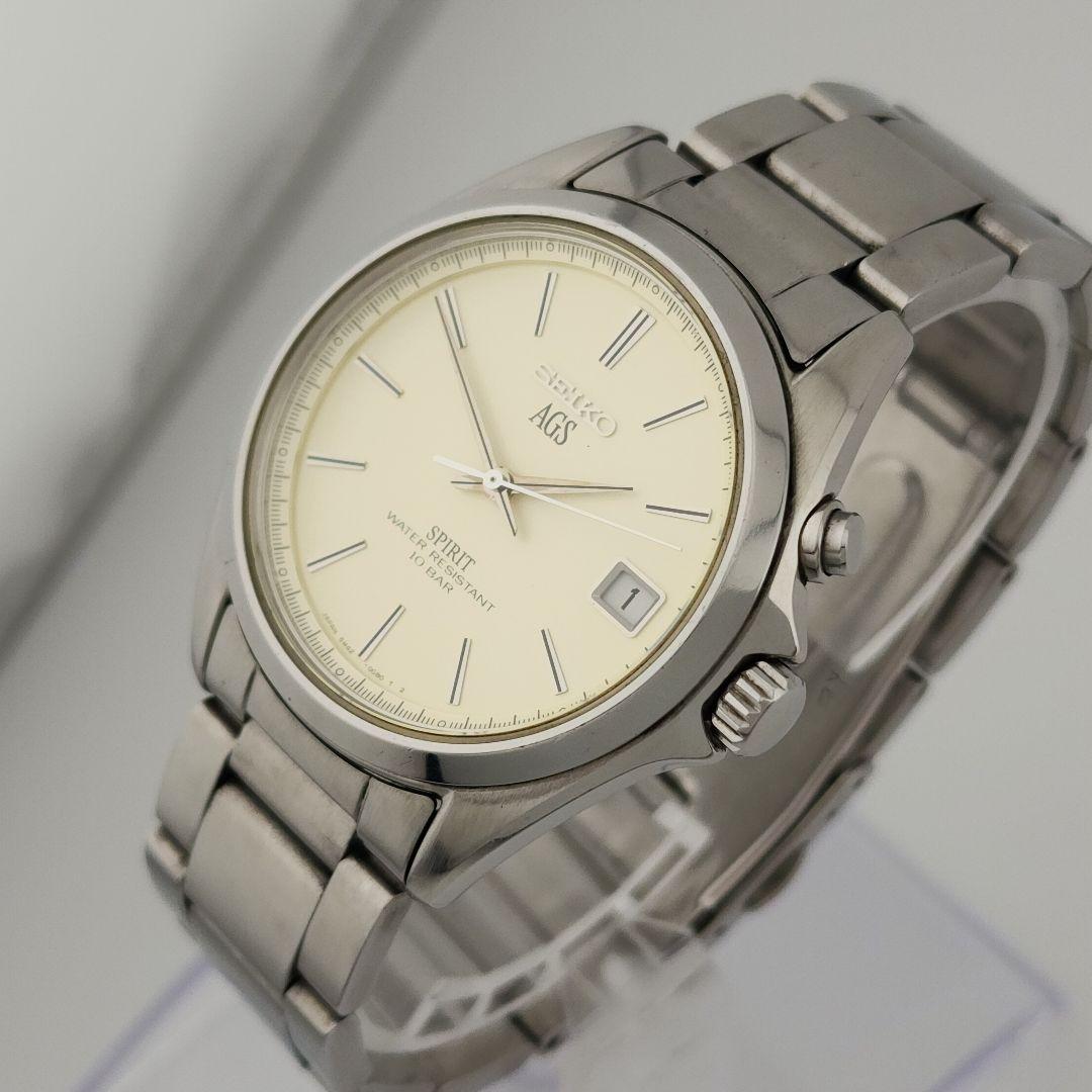 [二次電池交換済] SEIKO セイコー スピリット AGS メンズ1990年代