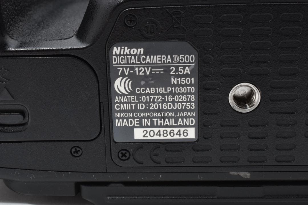 動確済 美品 Nikon D500 MB-D17 デジカメ #631