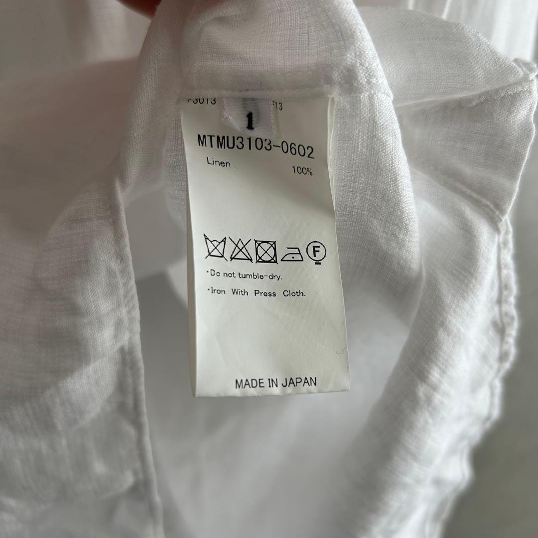 MAATEE&SONS Musterwerk 極上リネン薄 プルオーバーシャツ