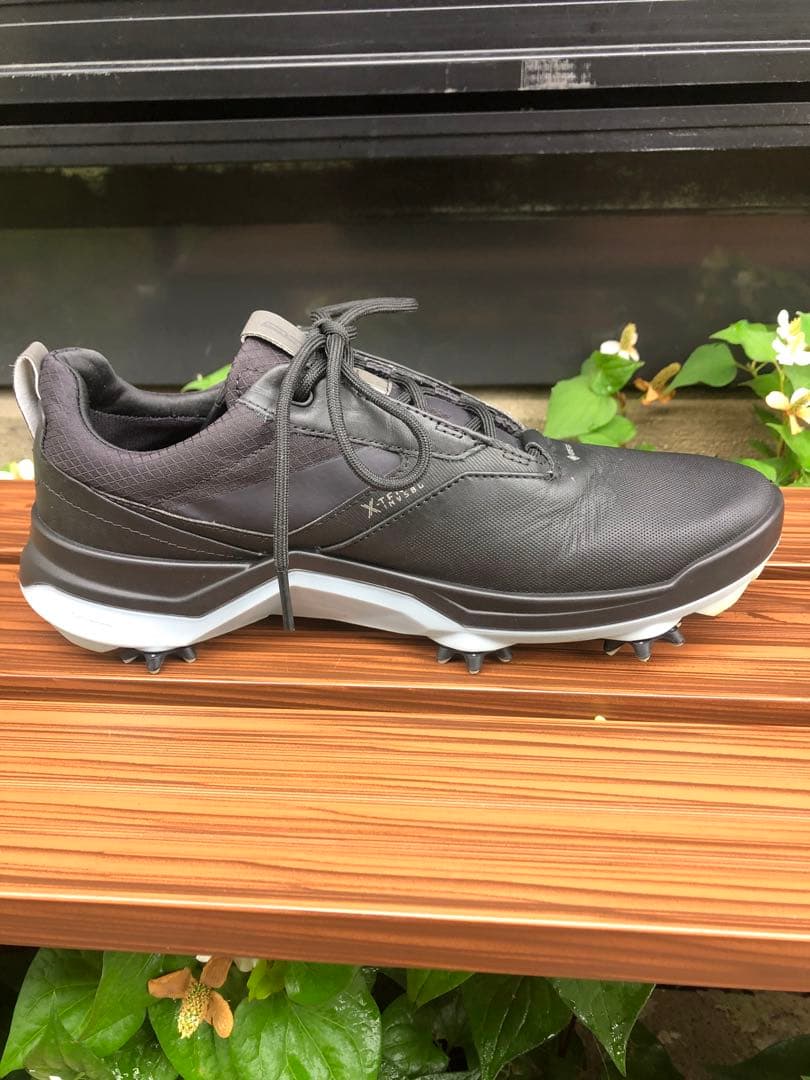 351番超美品ECCO BIOM G5 黒 38 24.0cmソフトスパイク