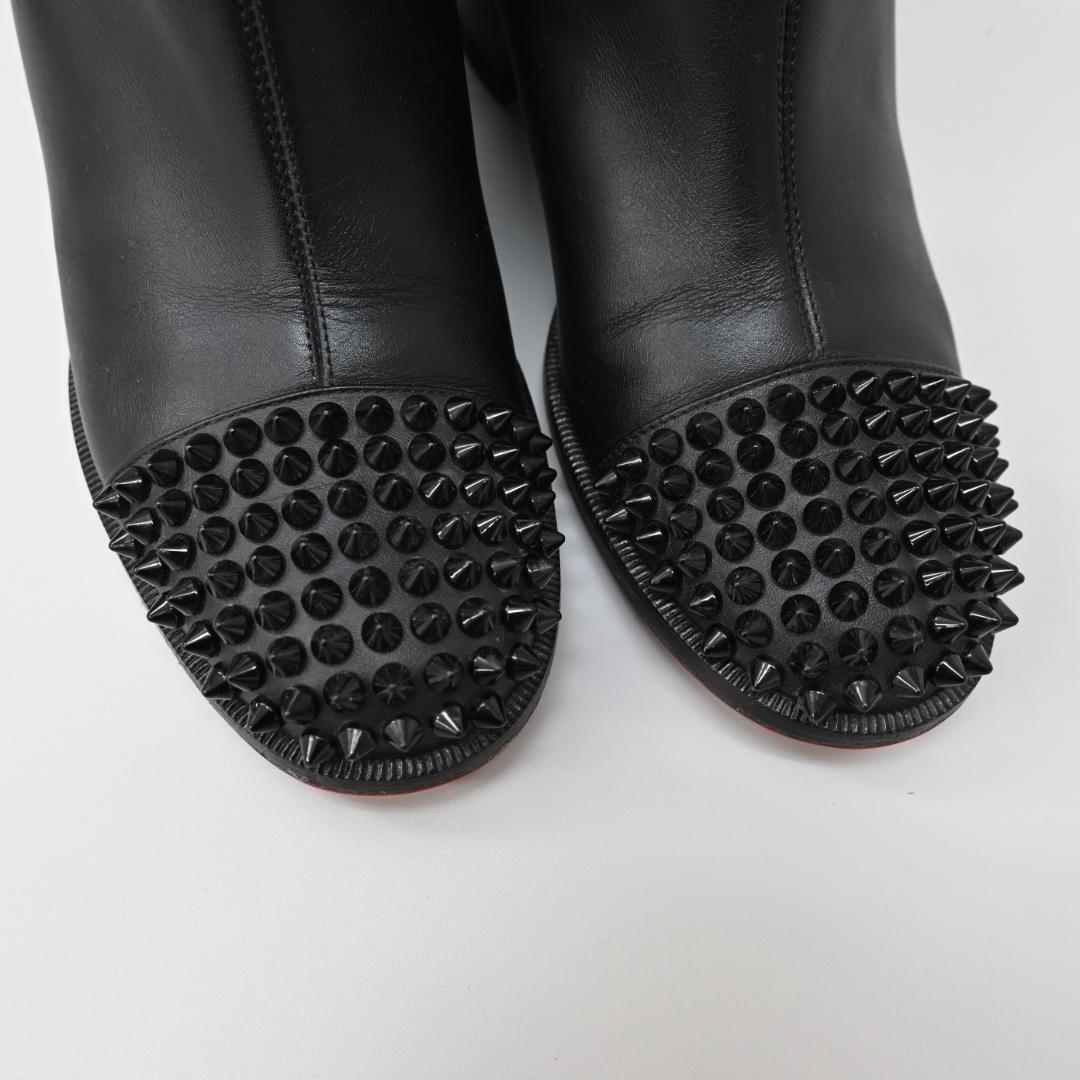 ■ □ 47365★冬 クリスチャンルブタン ロングブーツ スパイク スタッズ