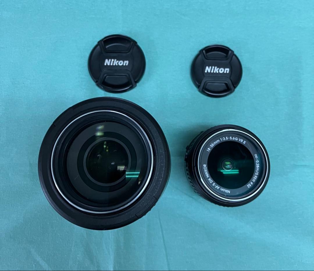 Nikon D5500 ダブルズームキット、レンズ×2付き