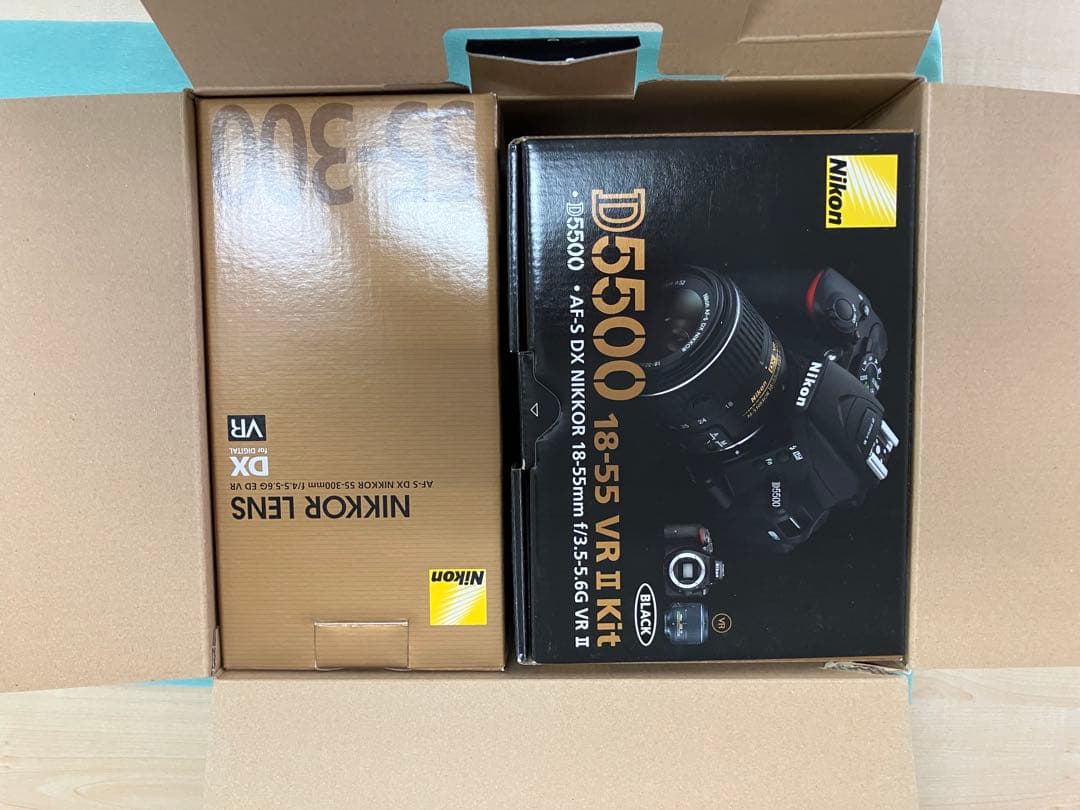 Nikon D5500 ダブルズームキット、レンズ×2付き