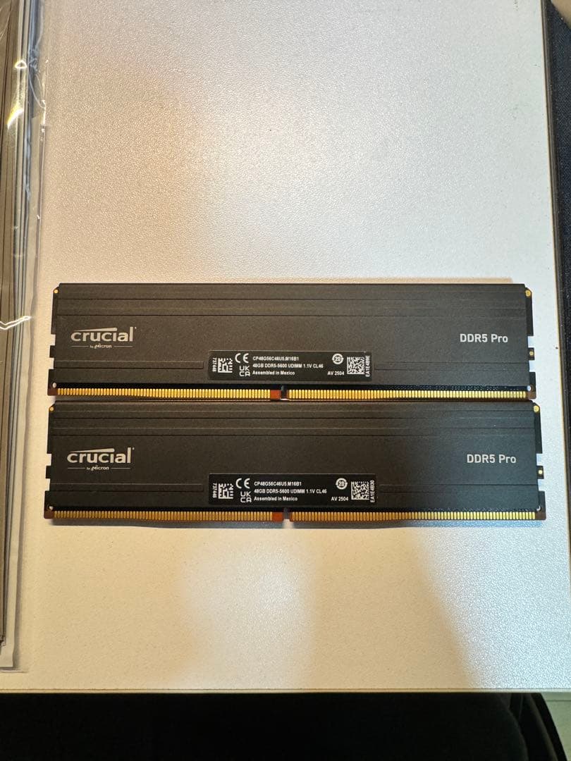 crucial DDR5 Pro 48Gb 2枚