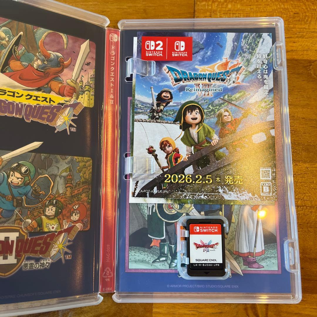 ドラゴンクエスト1&2　ドラゴンクエスト3　switch