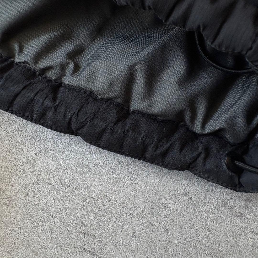 00s Columbia フーデッド パフジャケット ドローコード y2k 黒