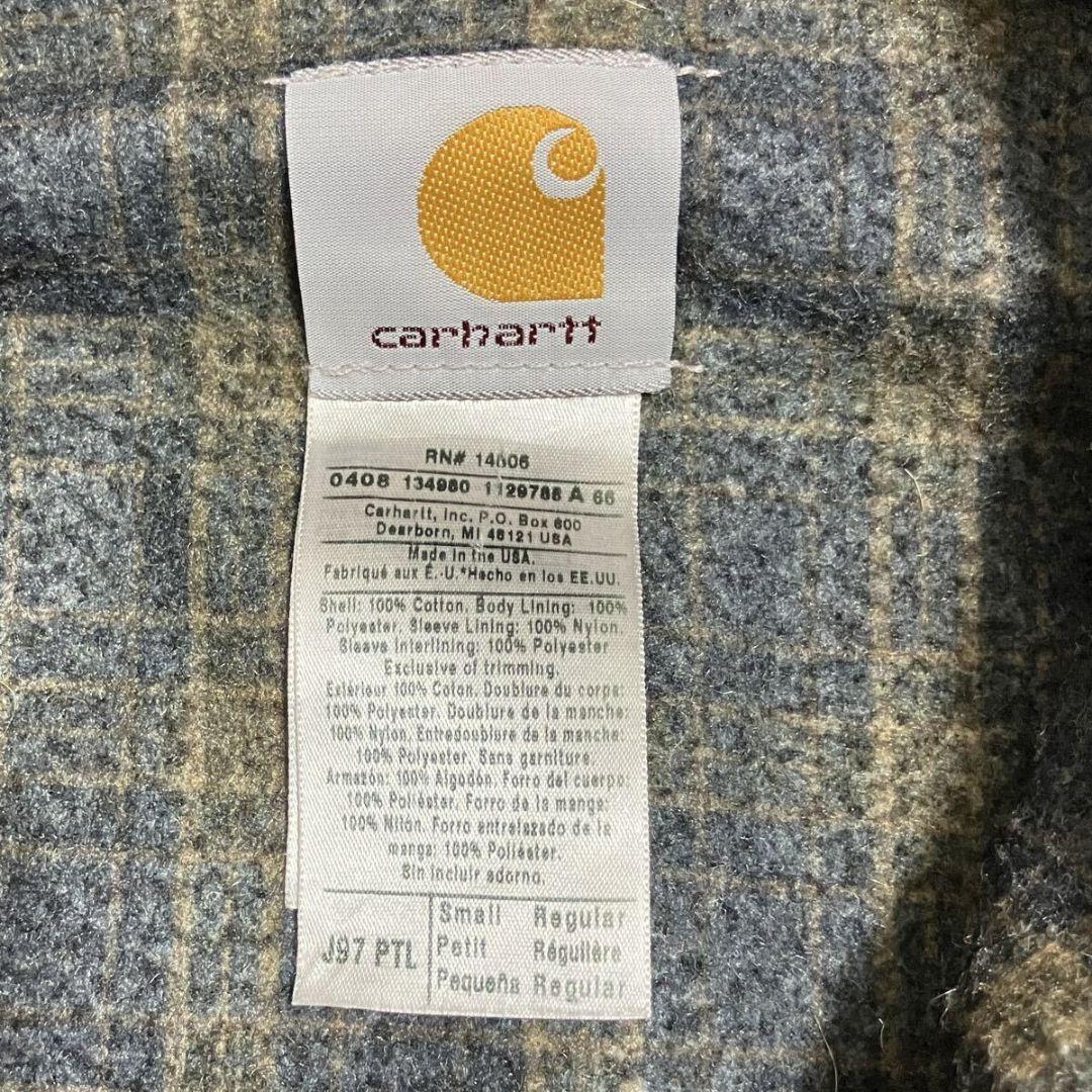 00s USA製カーハート デトロイトジャケット J97 PTL ペトロール/S