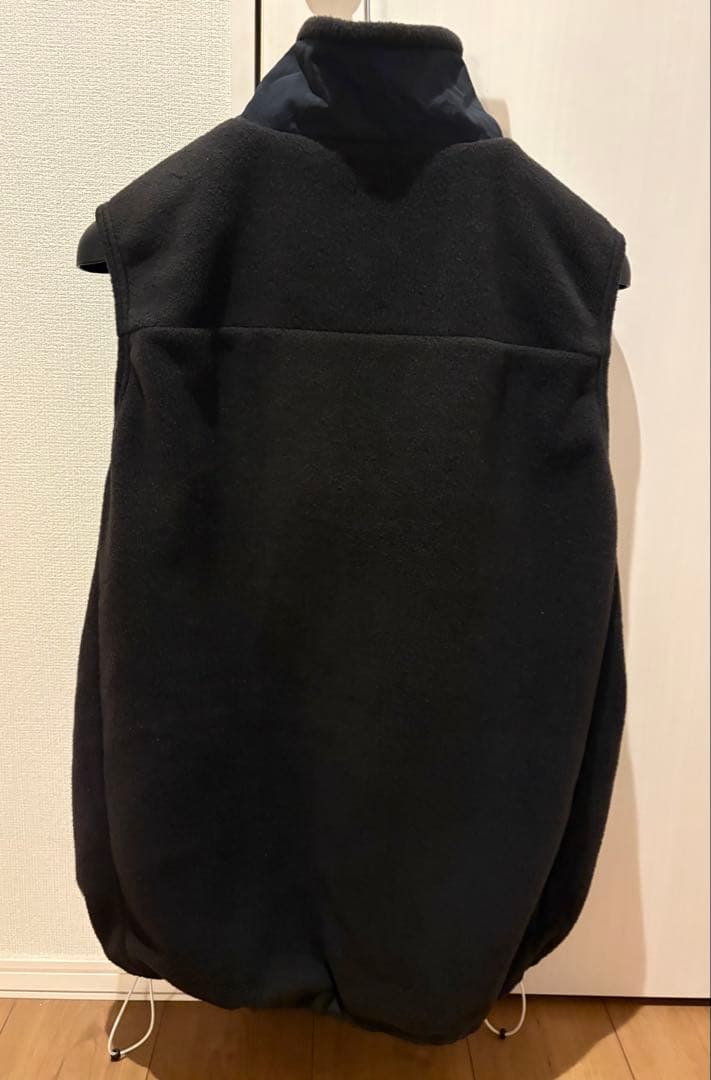 sumari フリースベスト ブラック ennoy optstuff