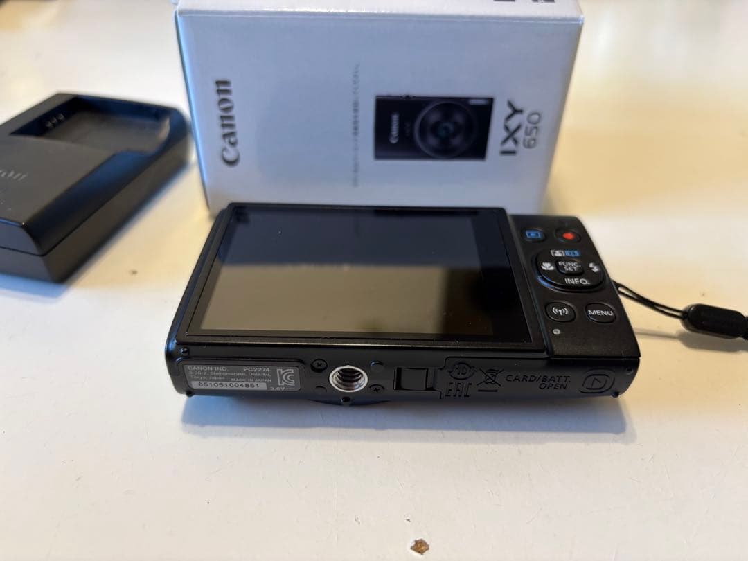 箱付属品完備 Canon IXY 650 ブラック