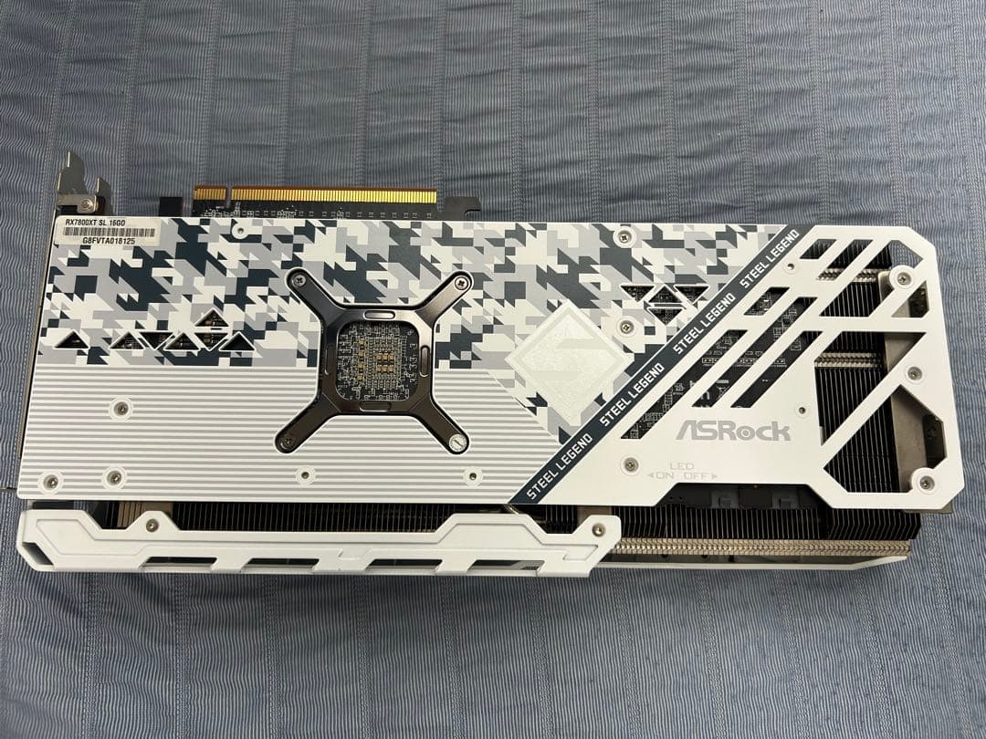 【LED不良】Radeon rx7800xt Steel Legend