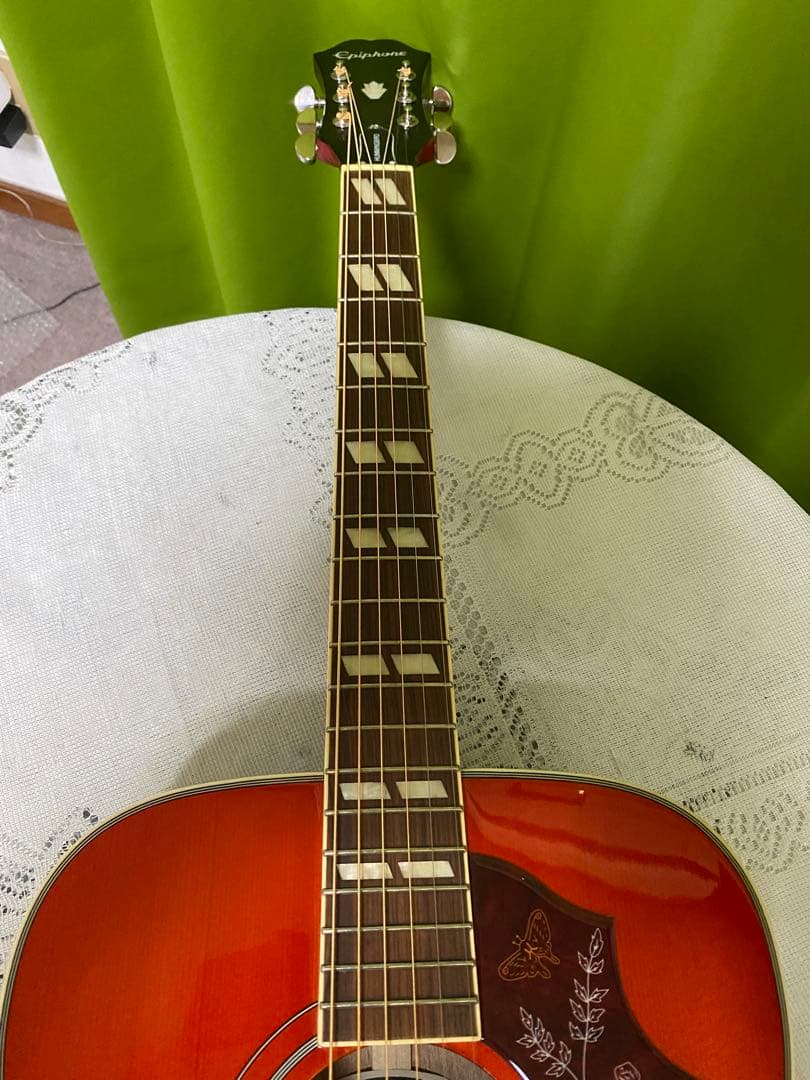 む*む様 美品エピフォンby Gibson ハミングバードStudio エレアコ