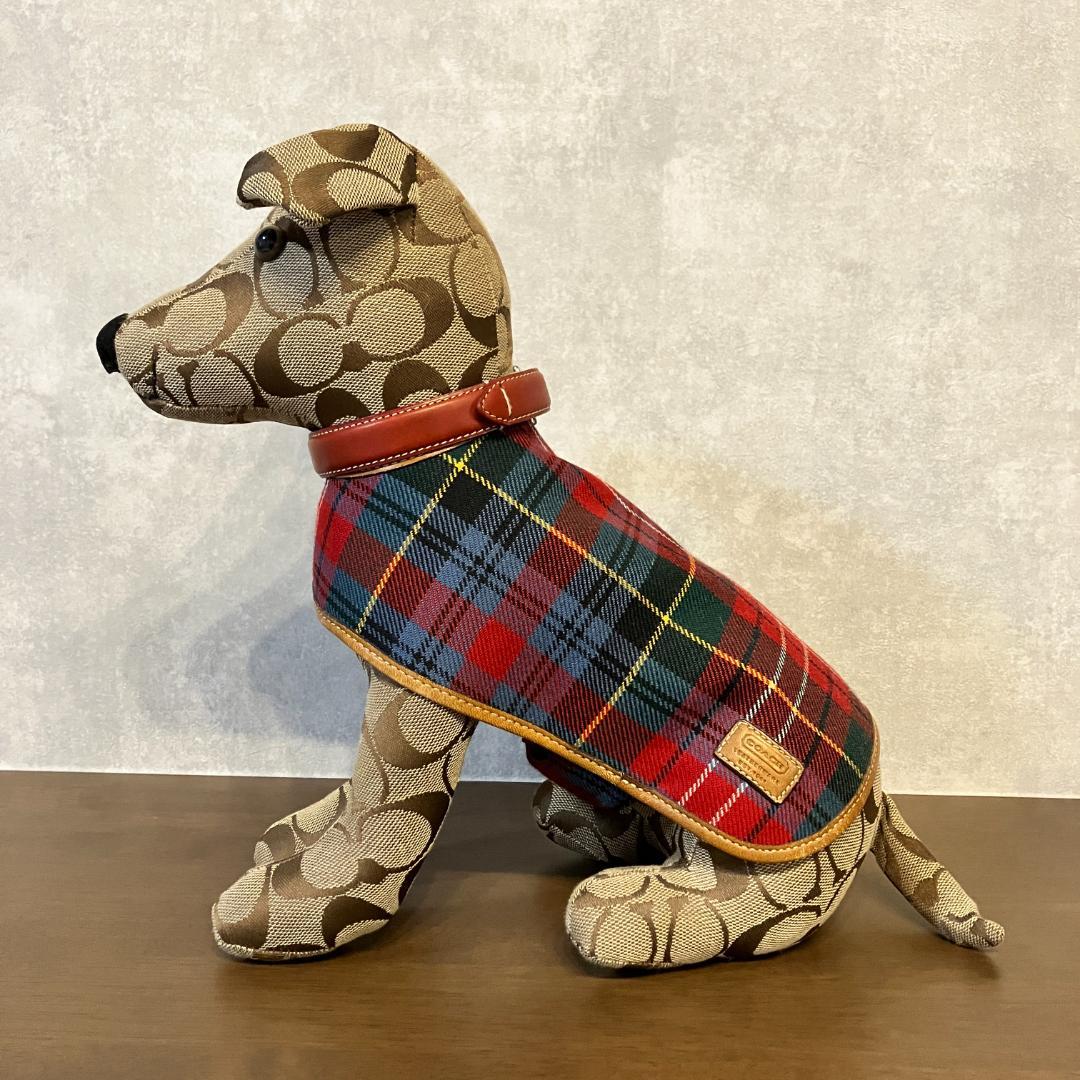 COACH コーチ クリスマスホリデー ペット 犬 ぬいぐるみ ドッグウェア付き