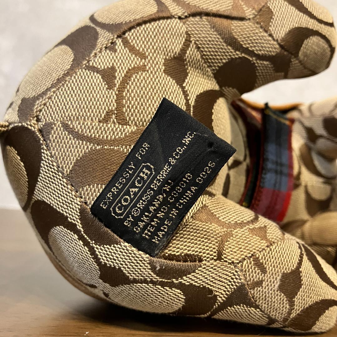 COACH コーチ クリスマスホリデー ペット 犬 ぬいぐるみ ドッグウェア付き