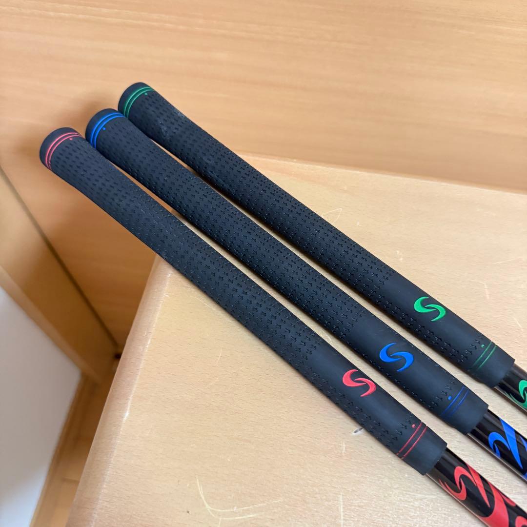 スーパースピードゴルフ スイング 練習用品 メンズ 3本セット 飛距離アップ