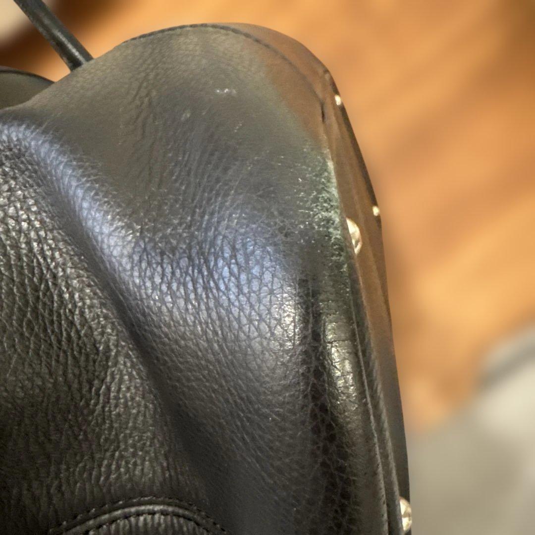 バーニーズニューヨーク　レザー ブラック トートバッグ