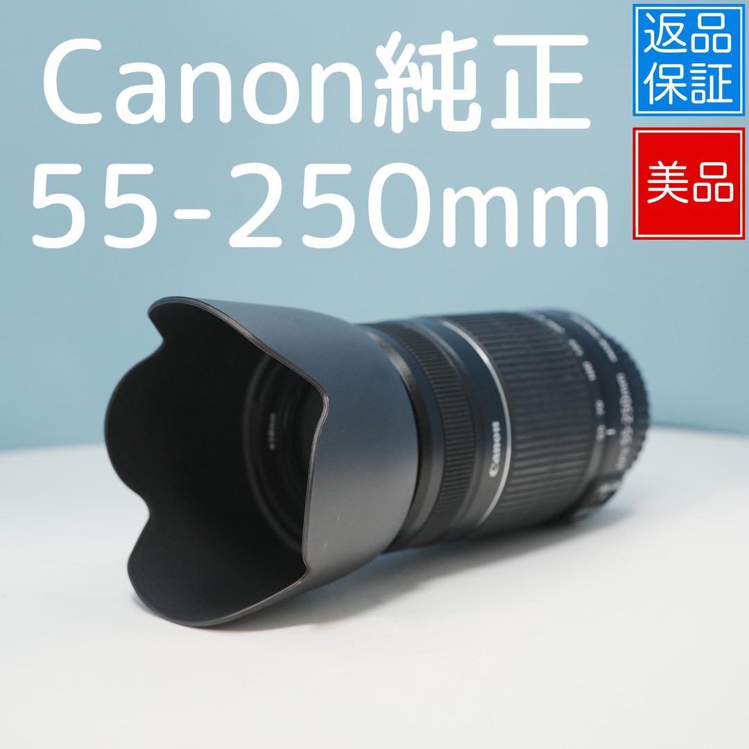 Canon純正 55-250mm 標準+望遠レンズ 美品 a4689
