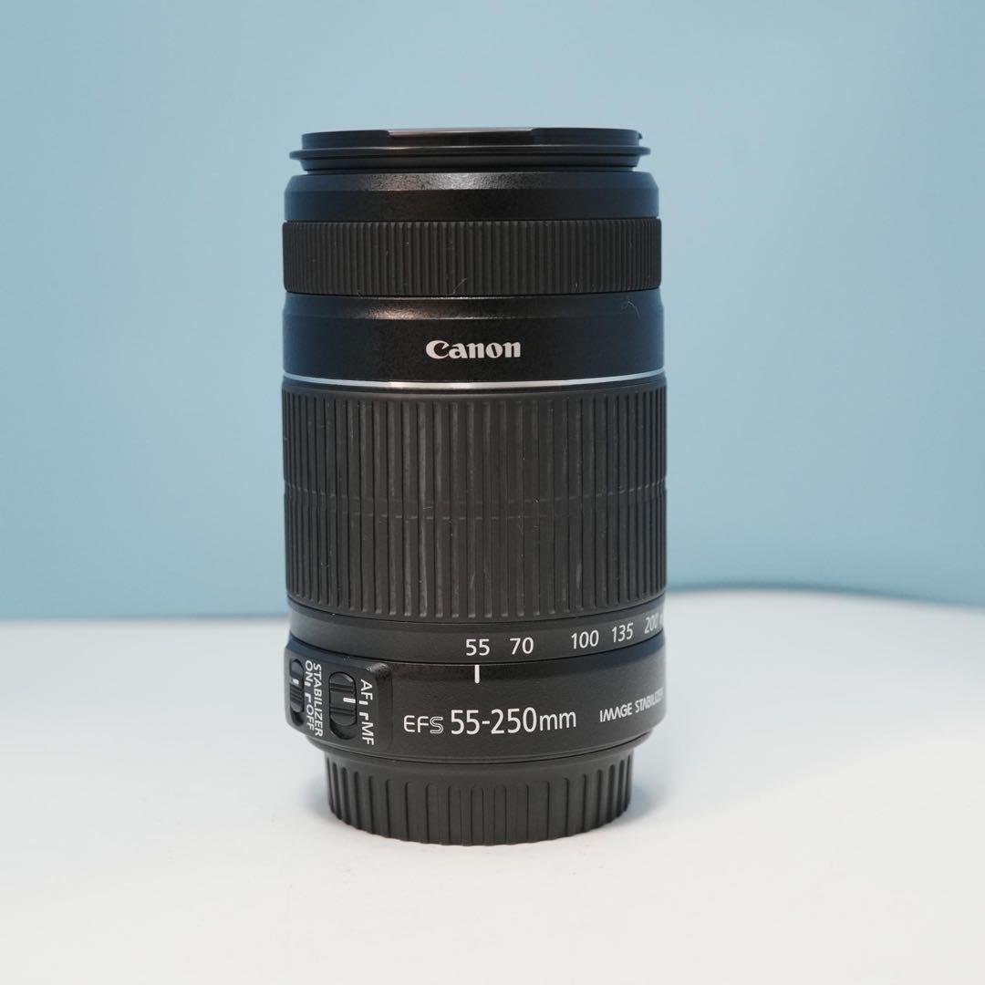 Canon純正 55-250mm 標準+望遠レンズ 美品 a4689