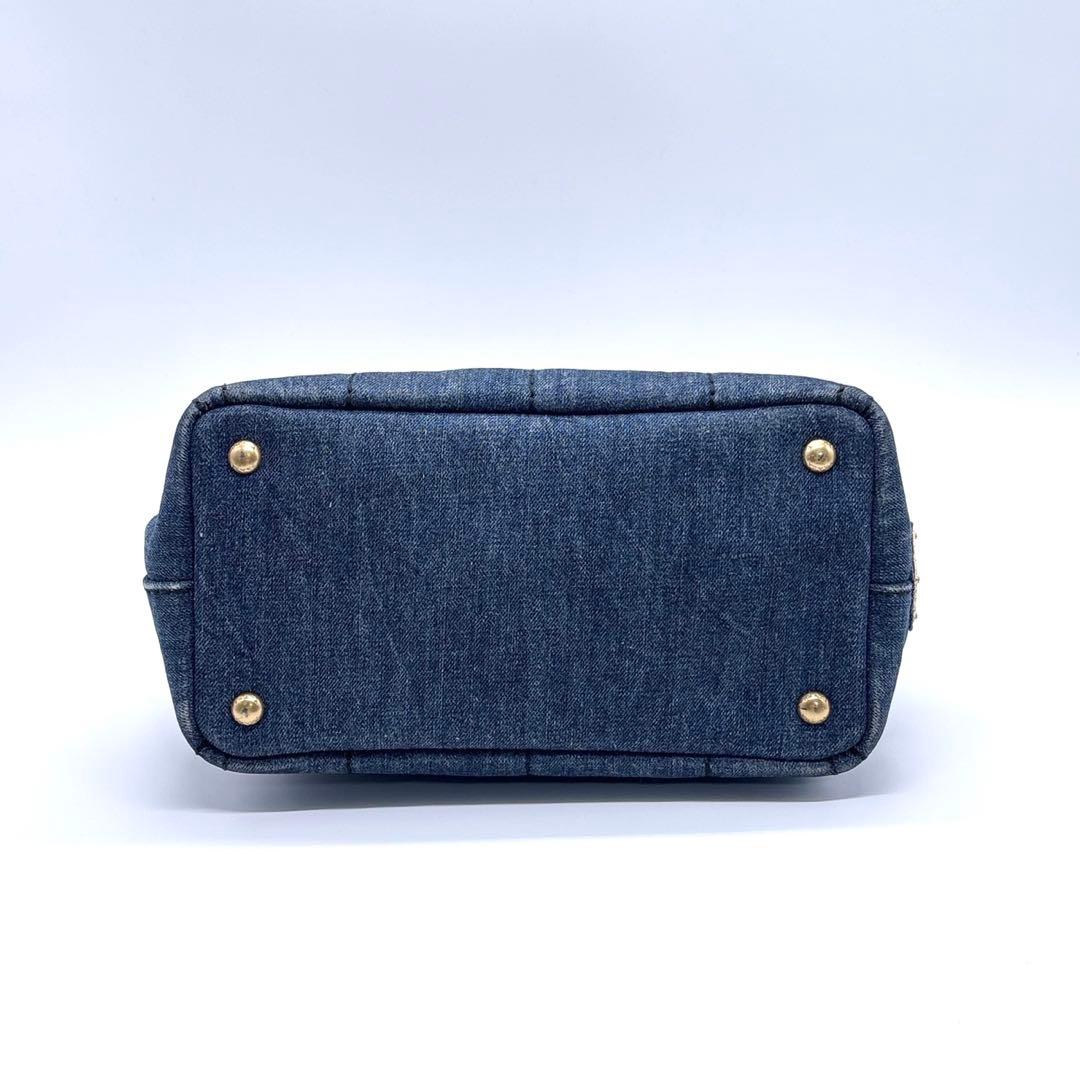 プラダ　PRADA カナパ　デニム　ハンドバッグ　25122404