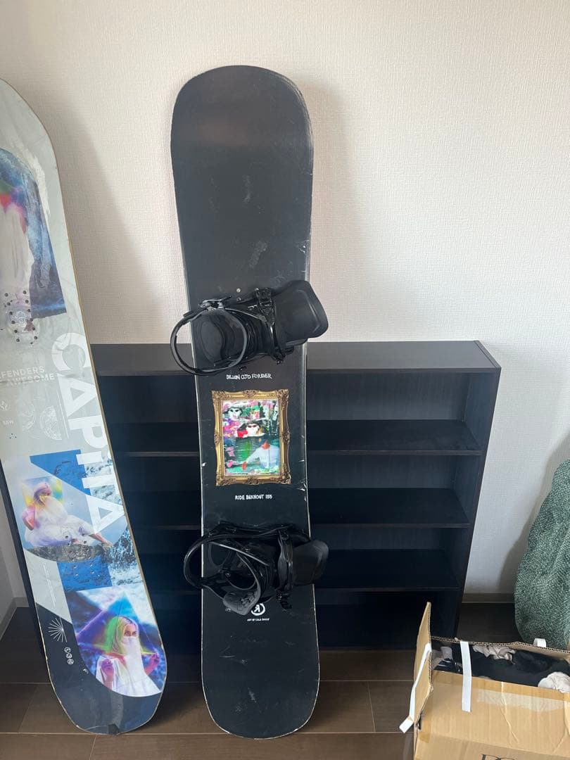 FLUX スノーボードビンディング 黒