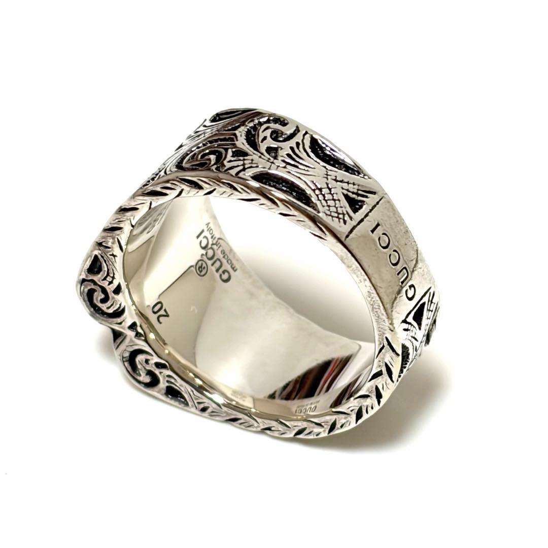 GUCCI リング アラベスク ハート シルバー925 アクセサリー 美品