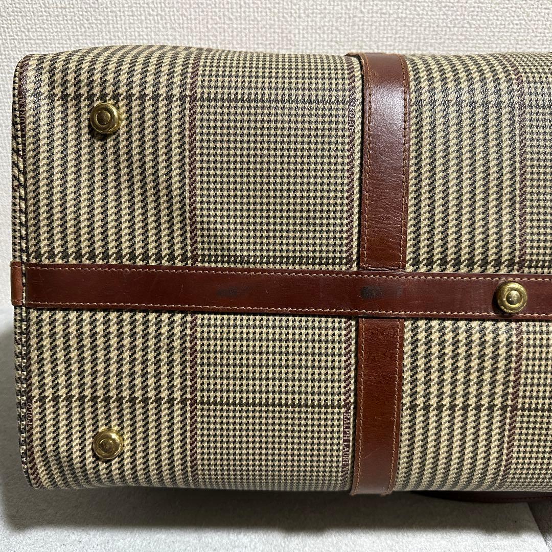 専用★美品✨大容量 2way 横幅60㎝　ラルフローレン　ボストンバッグ　千鳥格