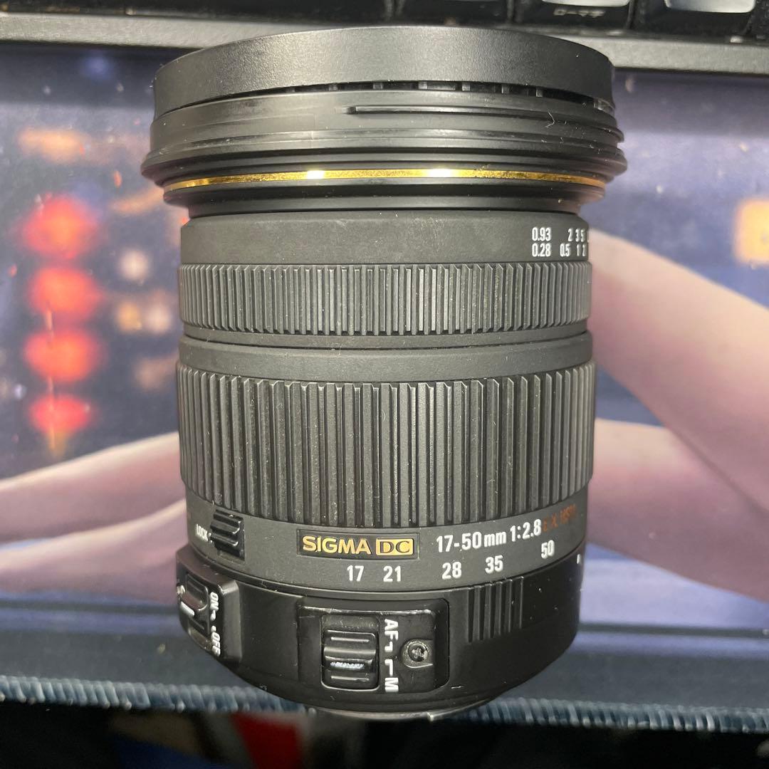 SIGMA 17-50 F2.8 DC EX HSM canon ジャック