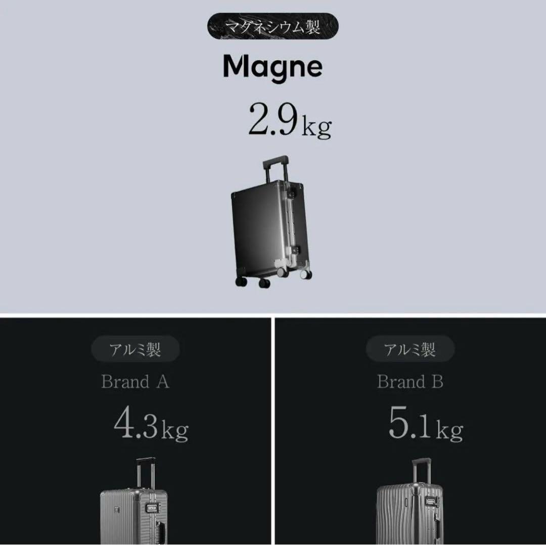Magne 世界最軽量 金属スーツケース