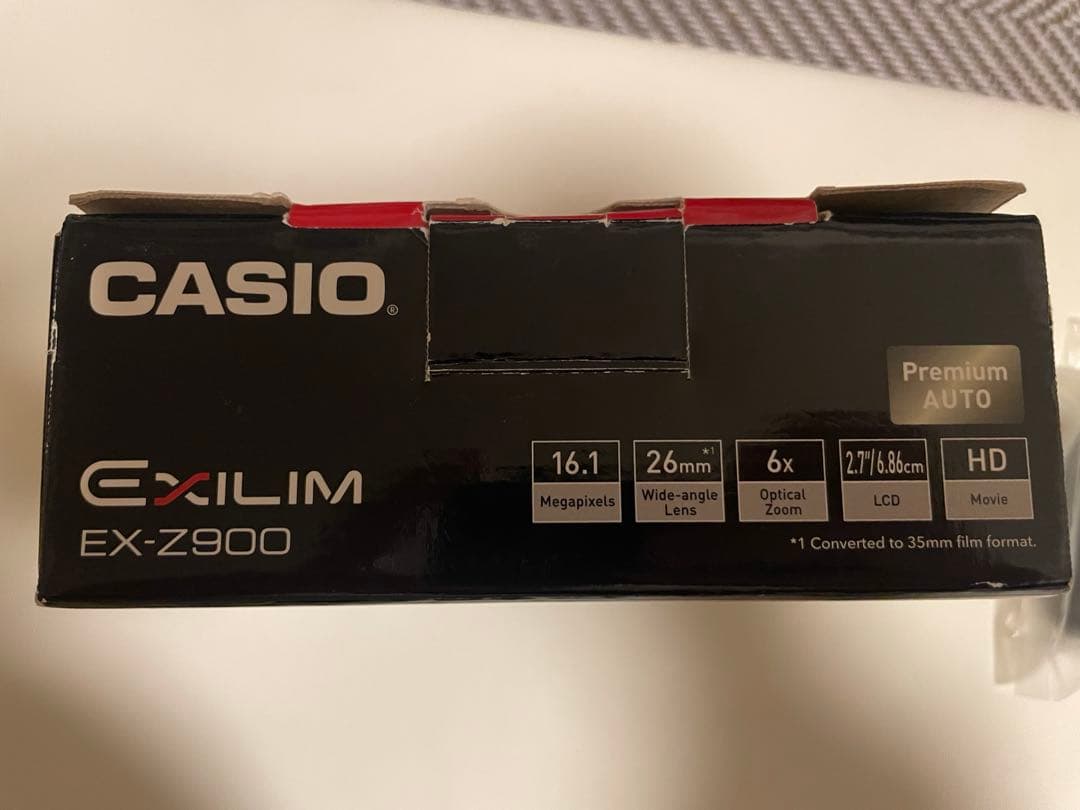 中古品　CASIO EXILIM EX-Z900 SR コンパクトデジタルカメラ