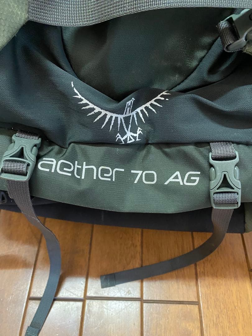 オスプレイ イーサー70（メンズ） 別売、レインカバー付