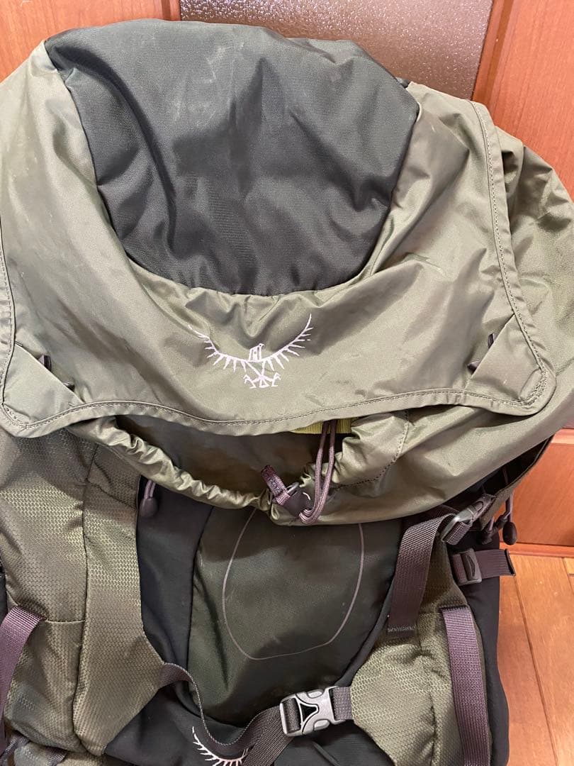 オスプレイ イーサー70（メンズ） 別売、レインカバー付