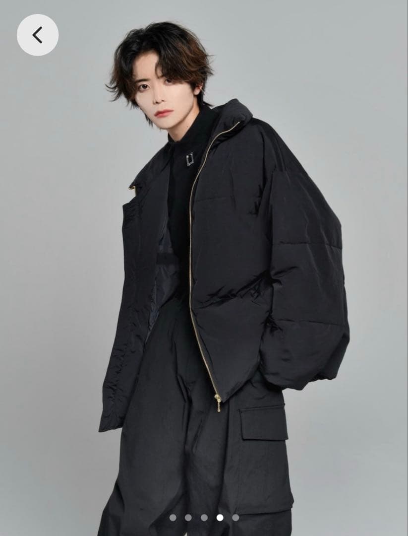 ADRER アドラー 中綿ジャケット ブラック 22秋冬