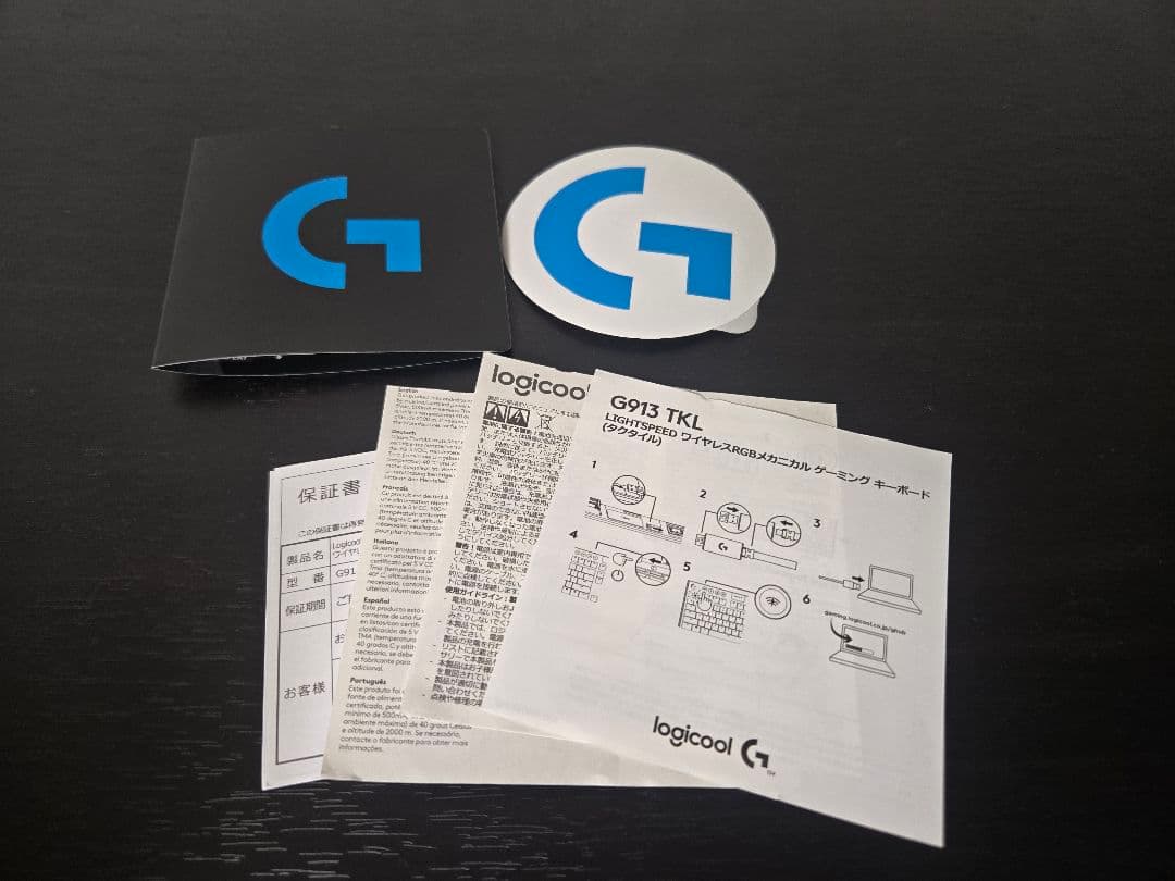 Logicool G913 TKL メカニカルキーボード 茶軸 タクタイル