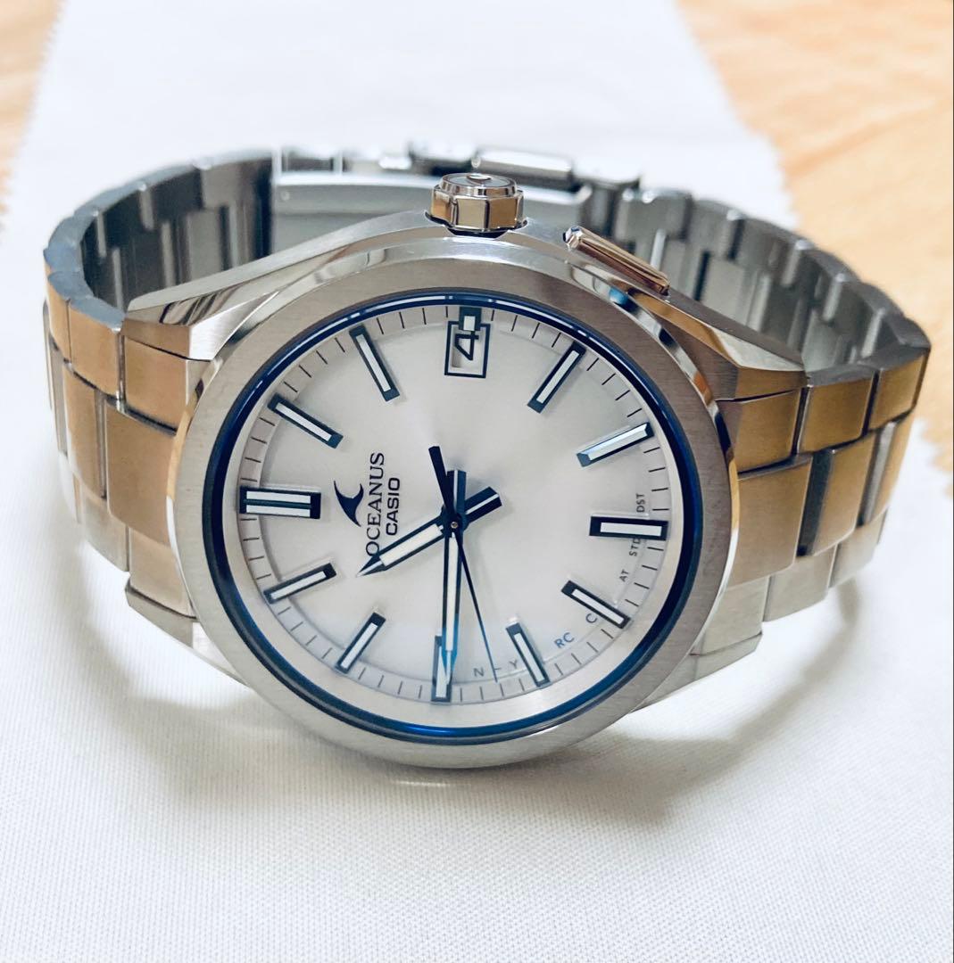 極美品！OCEANUS オシアナス OCW-T200S-7AJF ホワイト