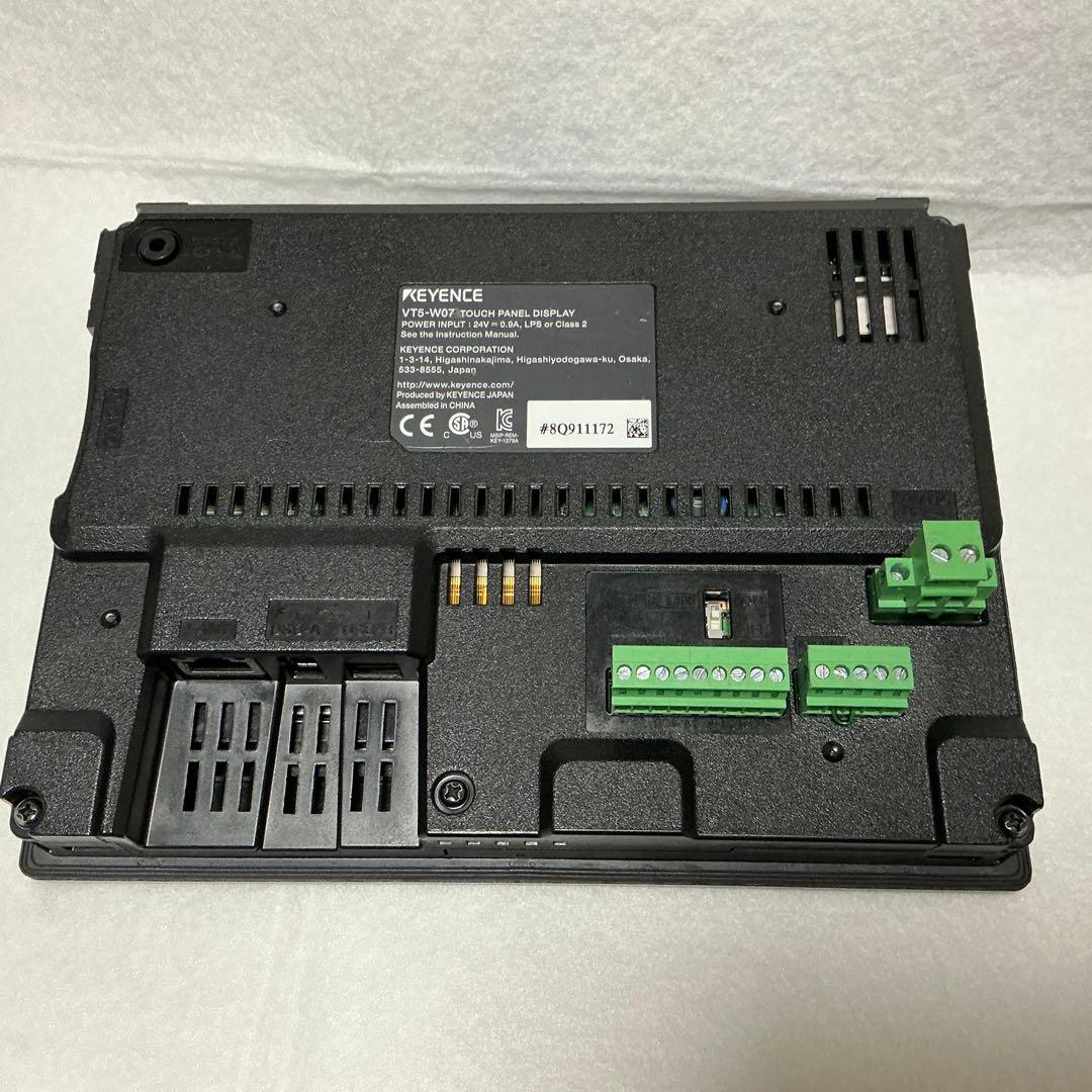 KEYENCE VT5-W07 タッチパネルディスプレイ