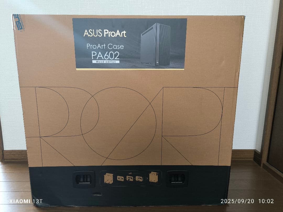 ASUS PROART PA602 WOOD Edition サイドガラスパネル
