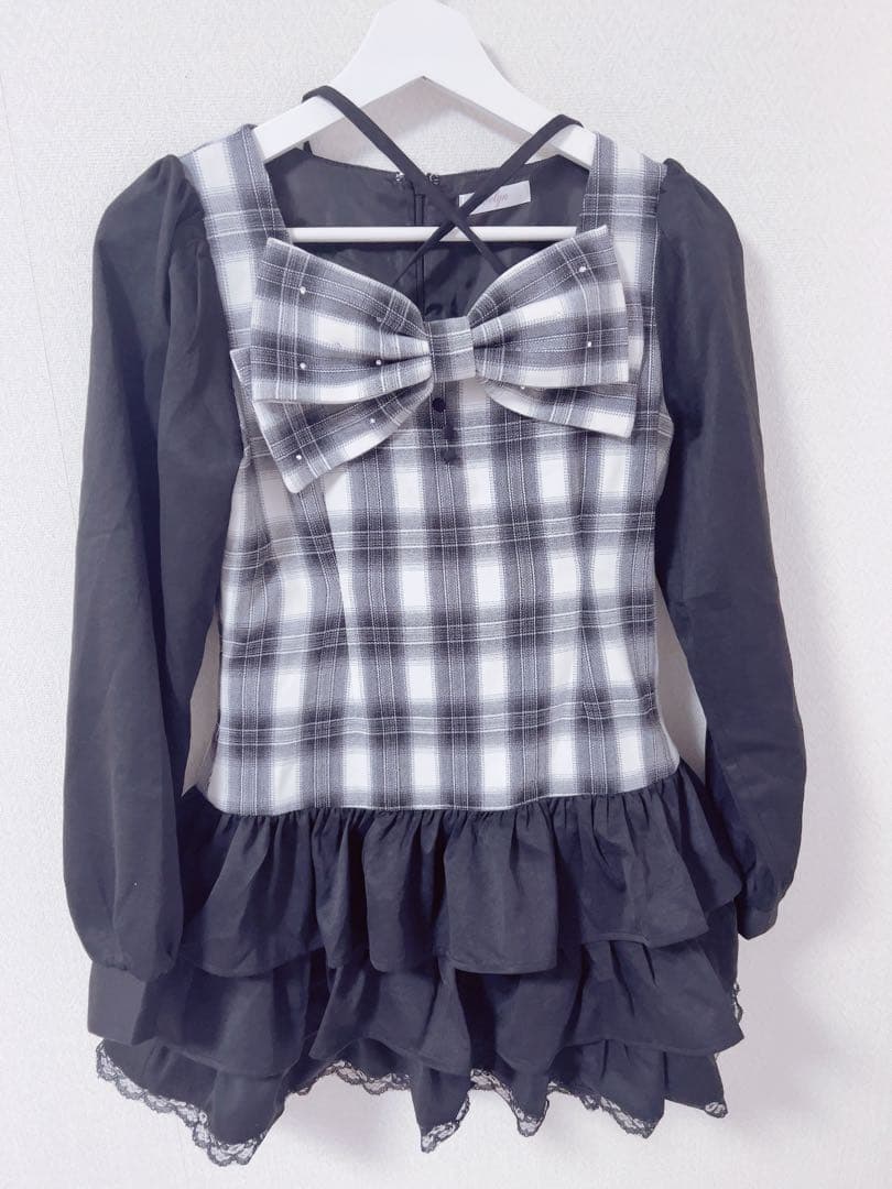 evelyn♡ティアードリボンOP 原宿限定　チェック