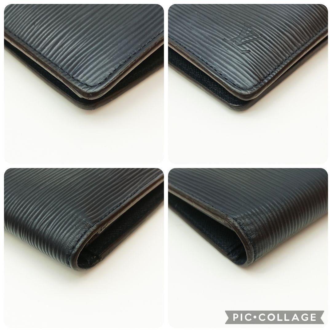 【美品SS】ルイヴィトン　エピ　ポルトフォイユブラザNM　ブルーマリーヌ　新型