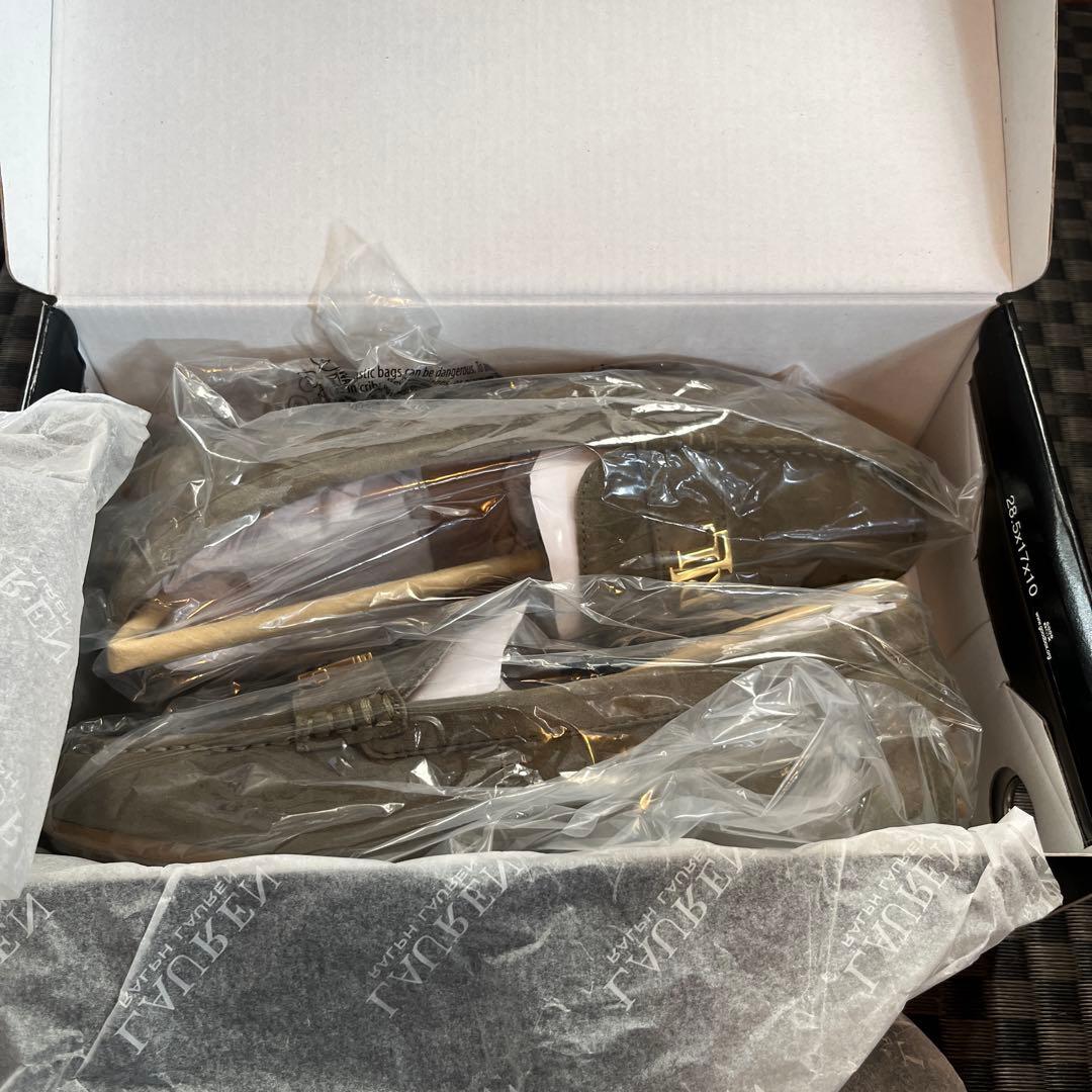 Ralph Lauren オリーブグリーン ローファー