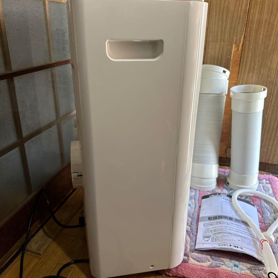 動作品・トヨトミ TAD-22JW 2019年製 スポット冷暖エアコン