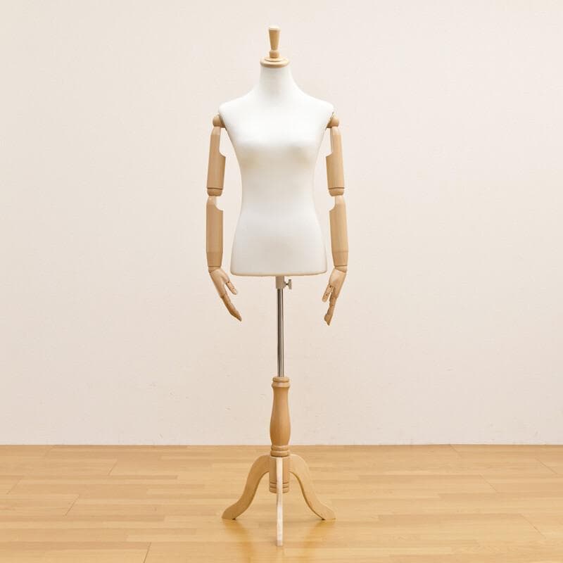 アーム付きトルソー　女性用　トルソー　装飾　着せ替え　フリマ