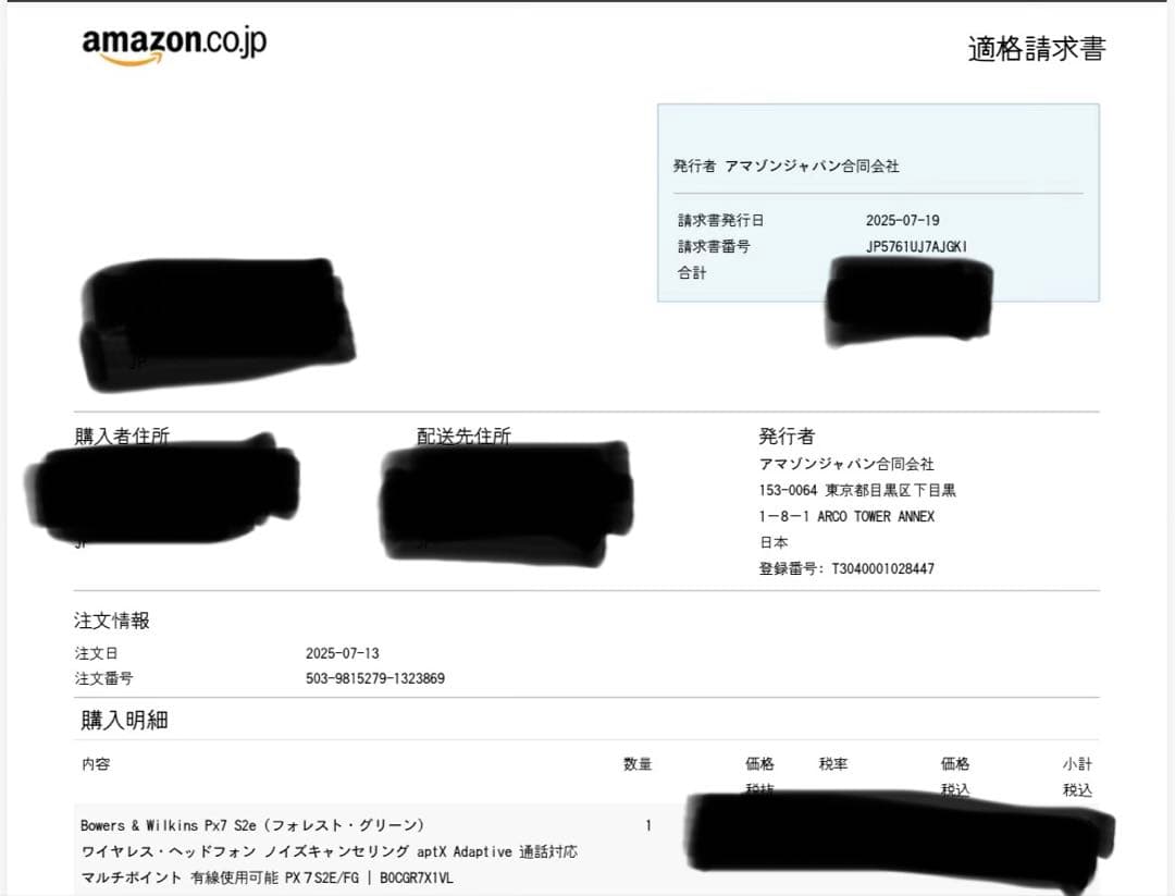 Bowers & Wilkins Px7 S2e ワイヤレスヘッドフォン未使用品