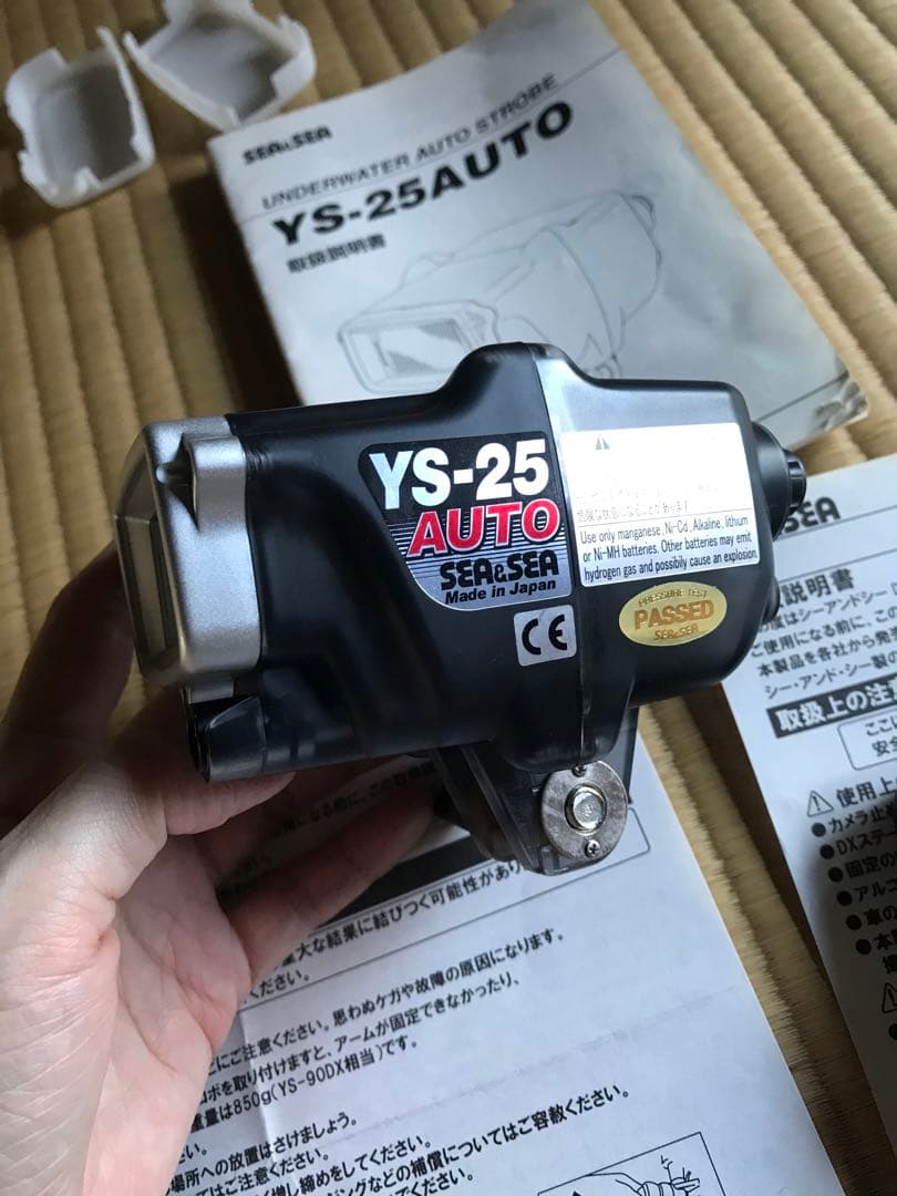 ys25autoストロボ 水中