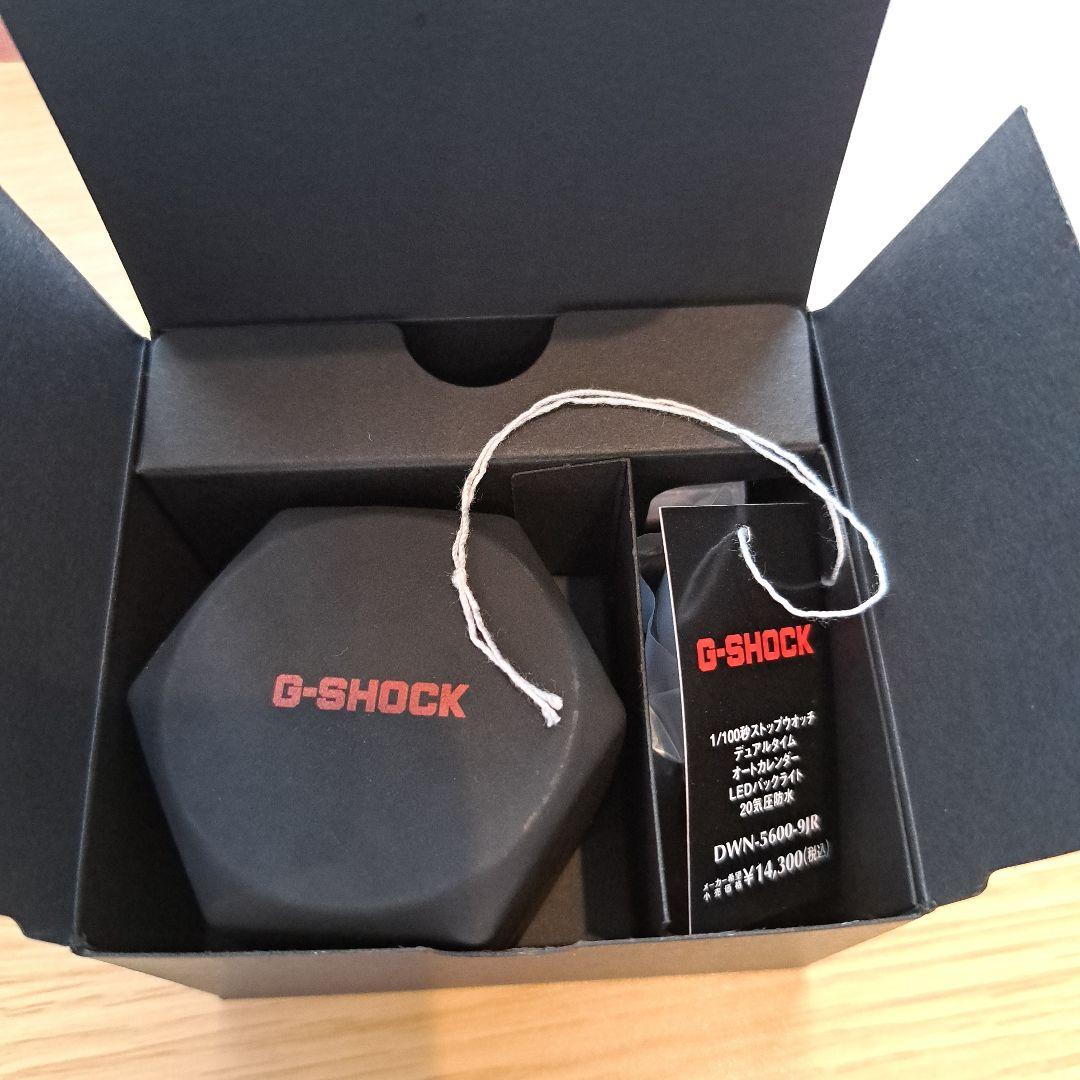 カシオ　リングウォッチ　G-SHOCK DWN-5600-9JR イエロー